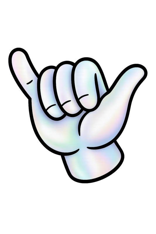 Shaka Series™ — Holographic Pearl Effect | Carmikaze™ Sticker