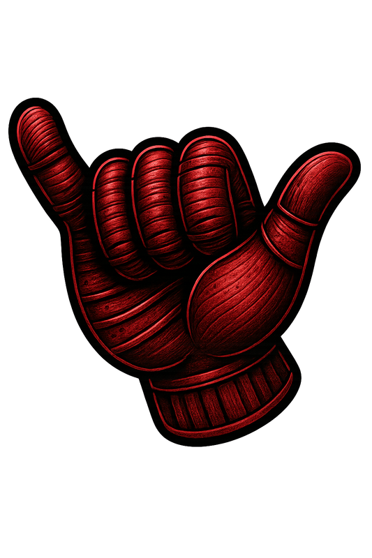 Shaka Series™ — Samurai Armour (Crimson) | Carmikaze™ Sticker