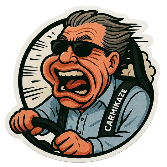 Clarkson’s G-Force Grimace™ – Ariel Atom Chaos Sticker