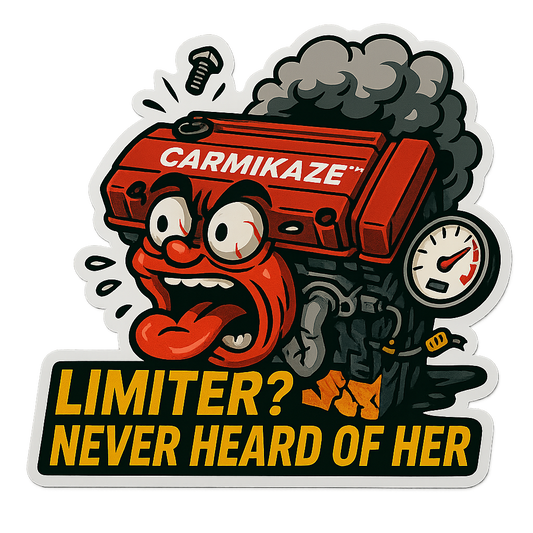 Limiter? Never Heard of Her™ – B-Series Engine Chaos Sticker
